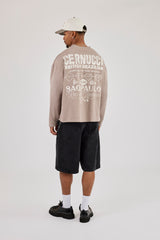 Long Sleeve Rio Diamond Graphic T-Shirt - Stone