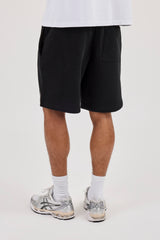 Cernucci Puff Print Relaxed Shorts - Black