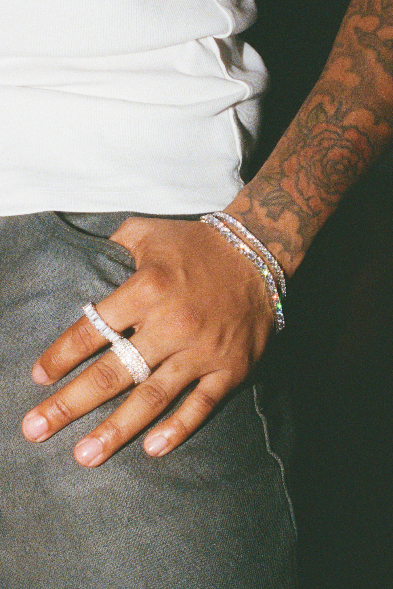 Tennis Bracelet - 3mm - White
