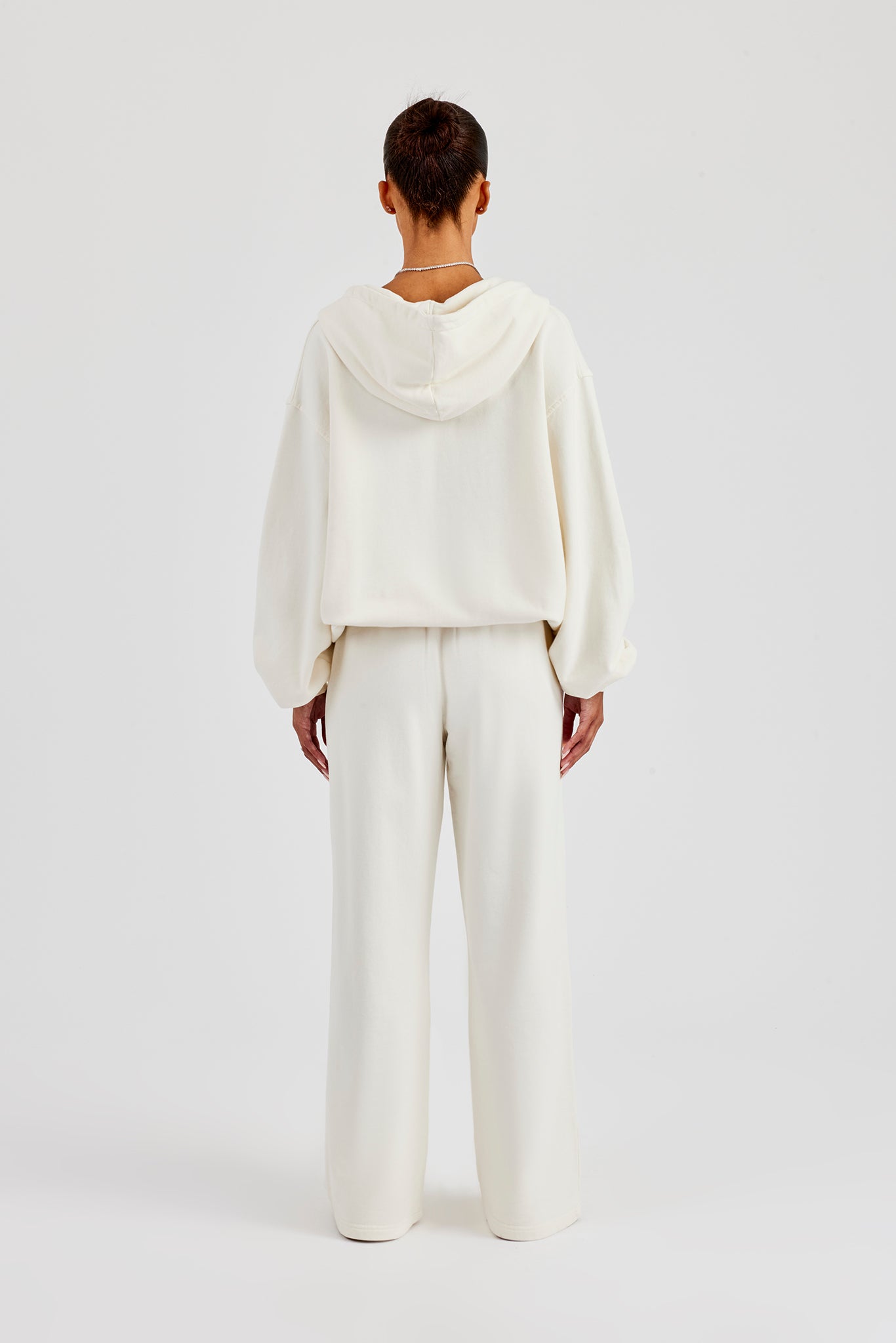 C Embroidered Zip Through Tracksuit - Off White