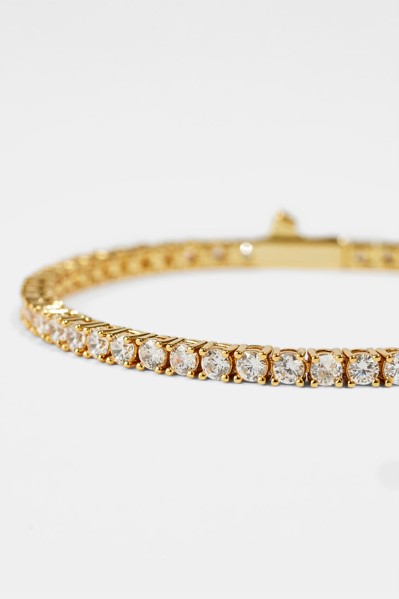 3mm Tennis Bracelet - Gold