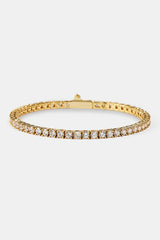 3mm Tennis Bracelet - Gold