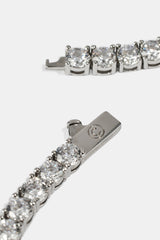 5mm Tennis Chain - White