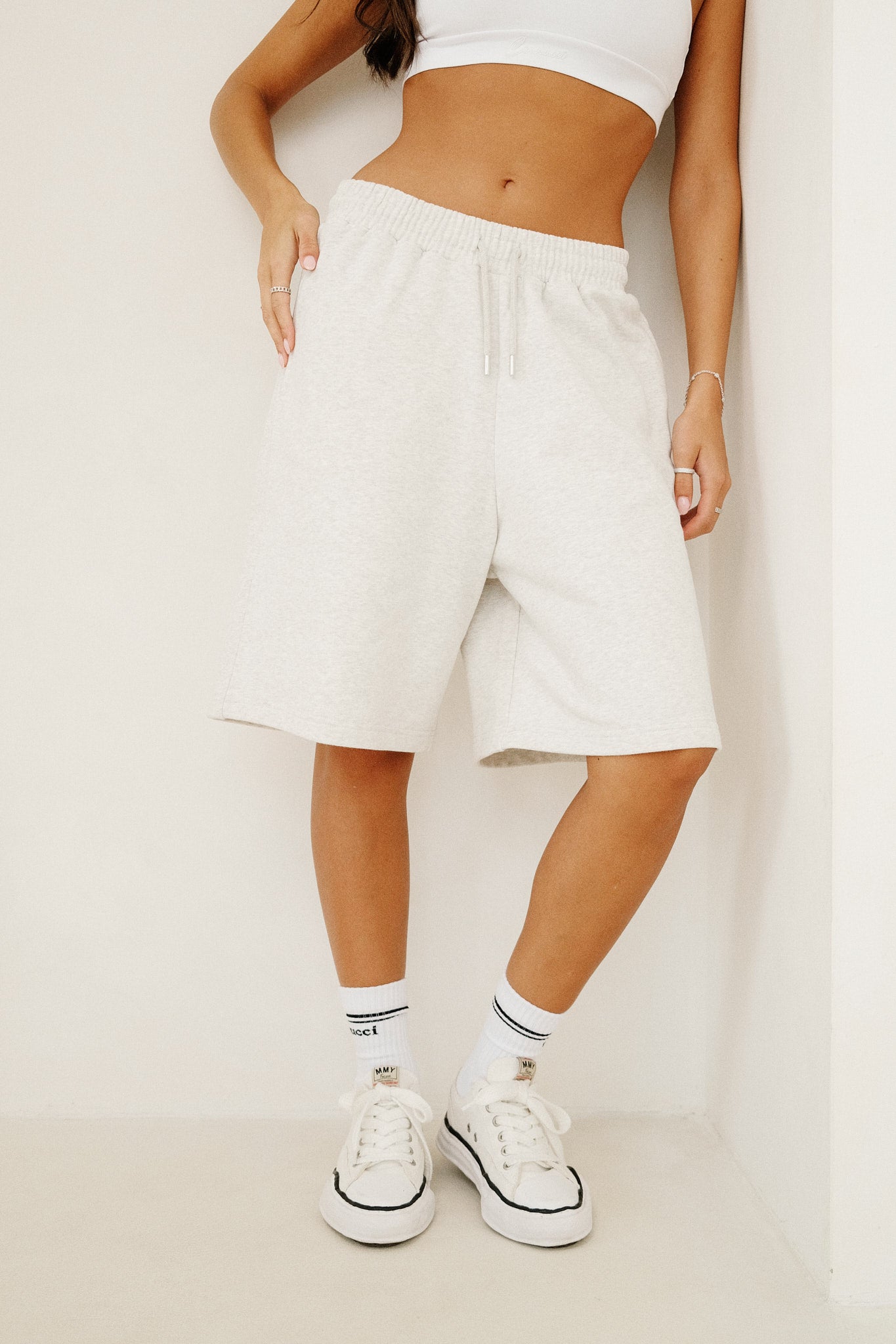 Jersey Jort - Ash Grey