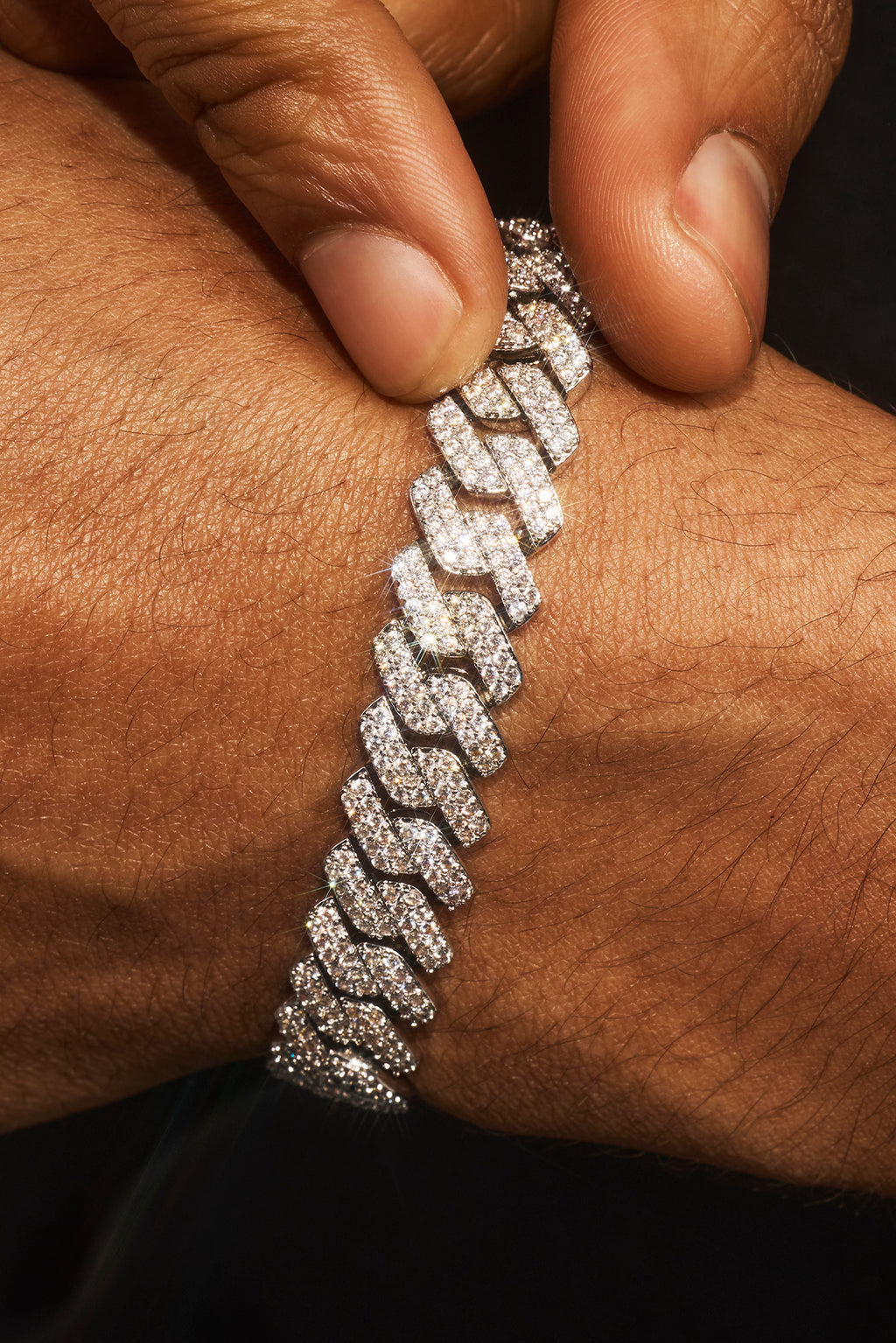 Iced Prong Cuban Bracelet 10mm
