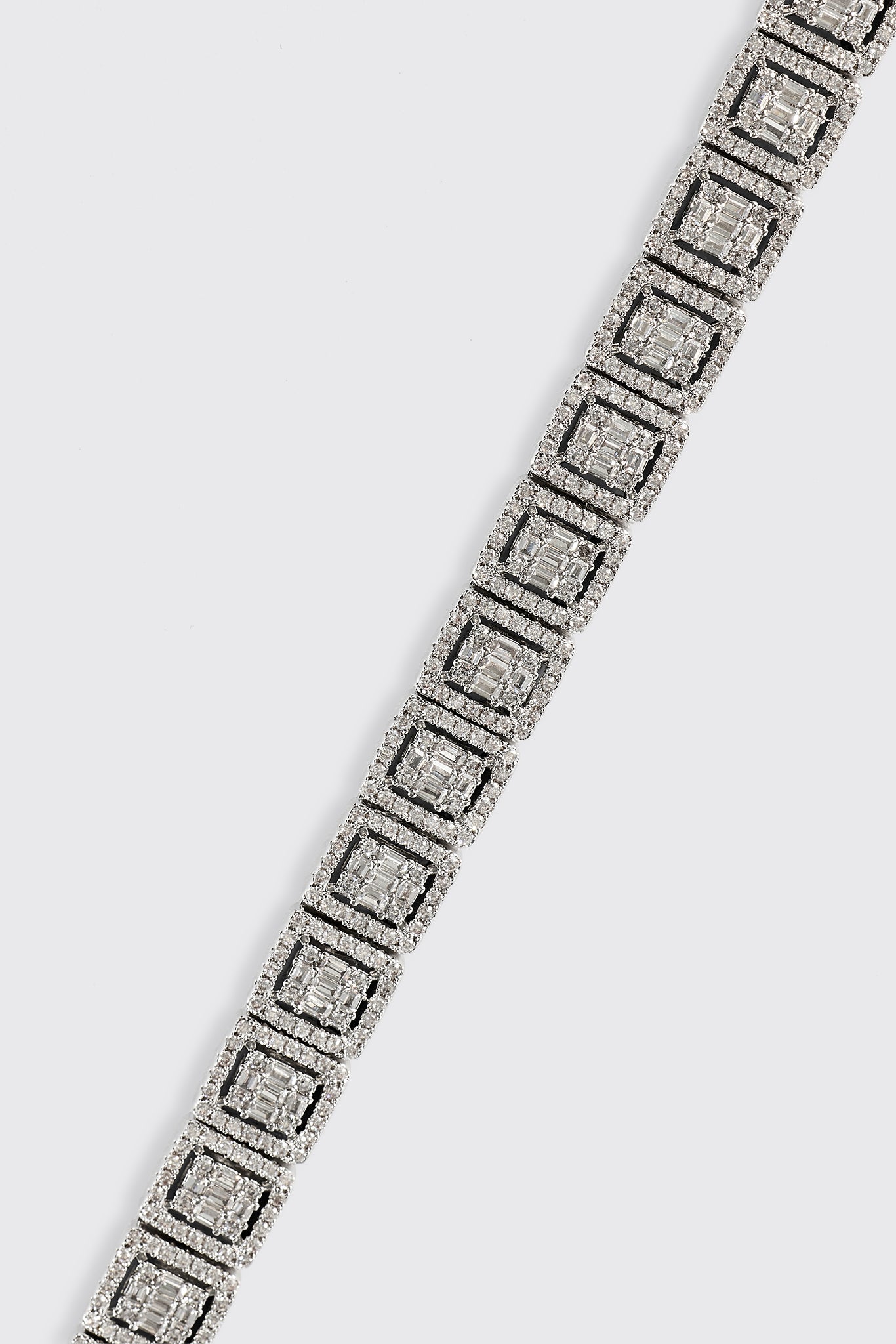 12mm Clustered Tennis Chain