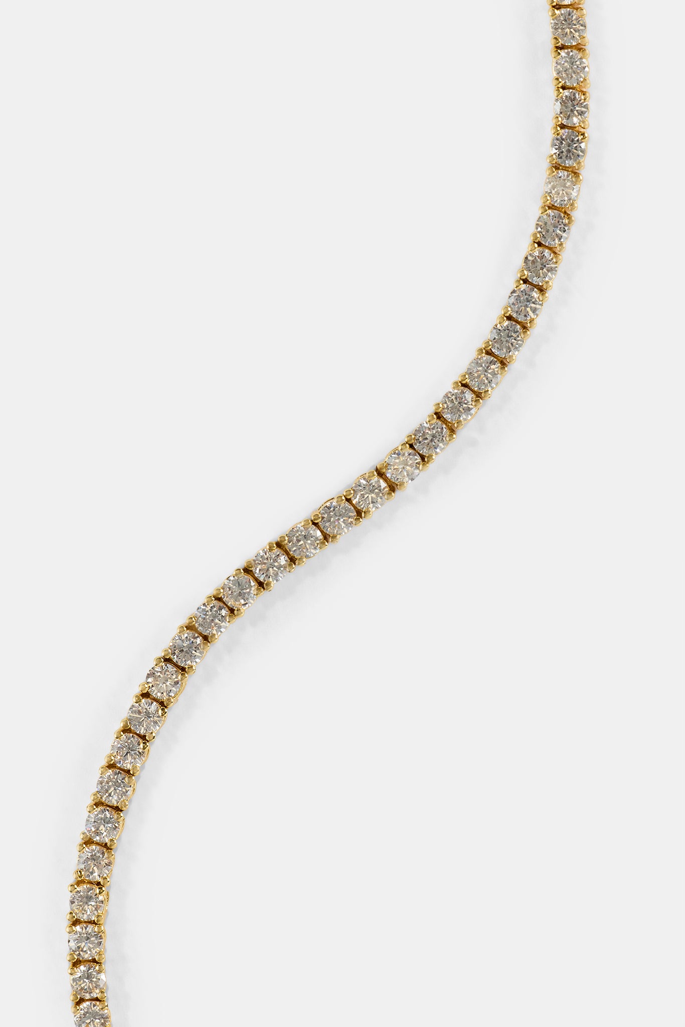 Micro Tennis Bracelet - 2.5mm - Gold