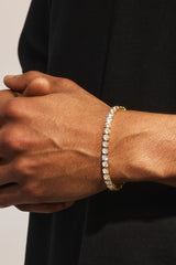 5 mm Tennisarmband – Gold
