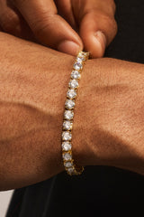 5 mm Tennisarmband – Gold