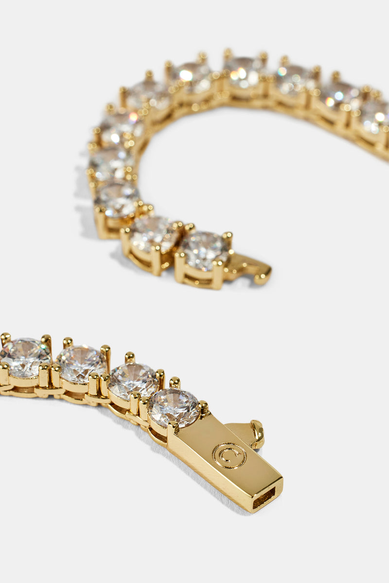 5mm Tennis Chain - Gold