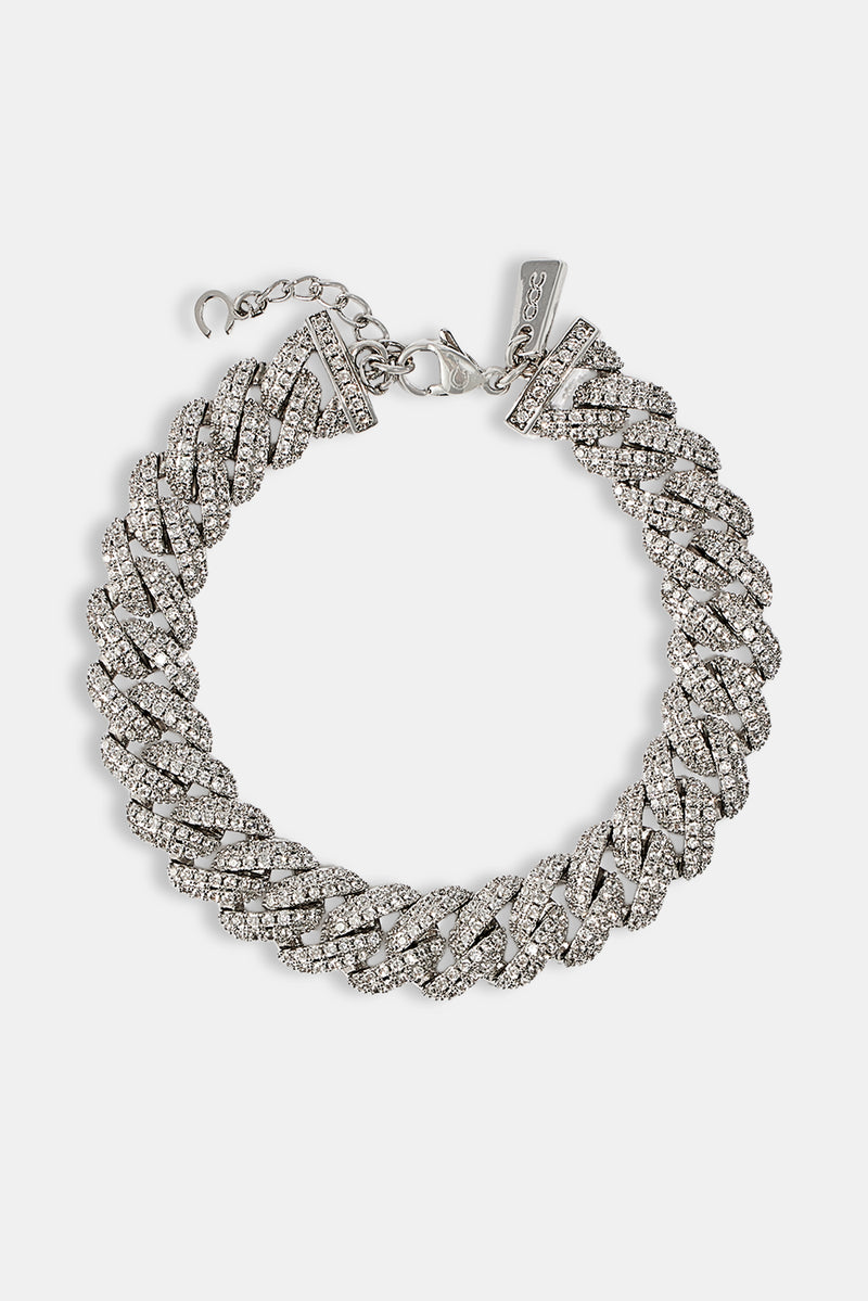 8mm Iced Cuban Bracelet