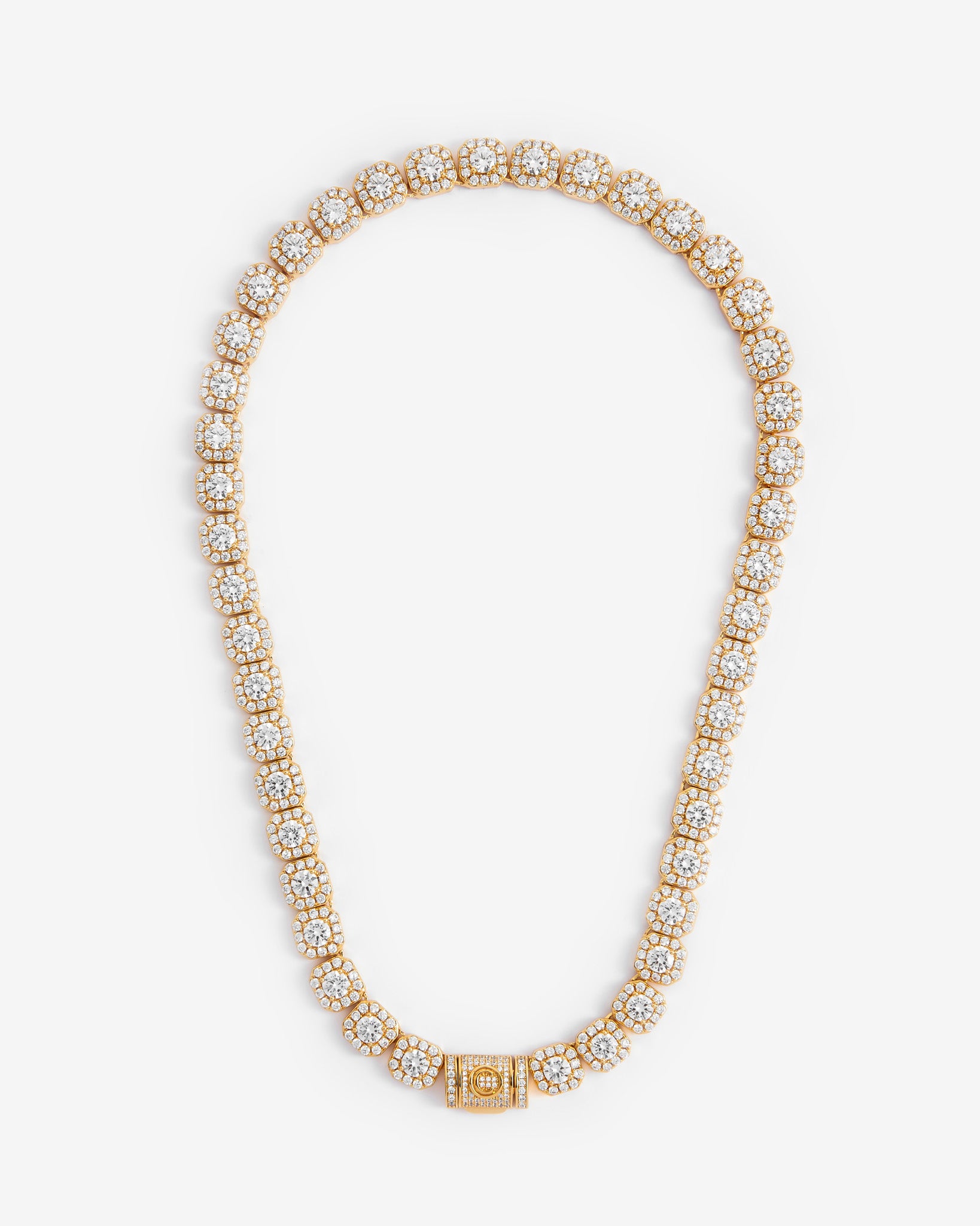 10 mm gebündelte Tenniskette – Gold