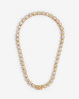 10 mm gebündelte Tenniskette – Gold