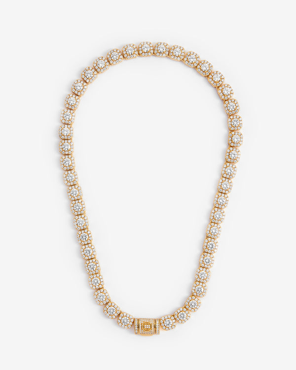 10 mm gebündelte Tenniskette – Gold