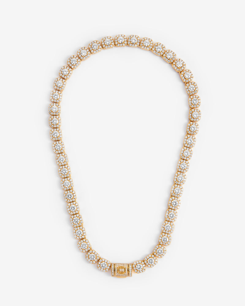 10 mm gebündelte Tenniskette – Gold