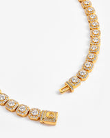 10 mm gebündelte Tenniskette – Gold