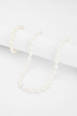 10mm Rice Pearl Necklace + Bracelet Bundle