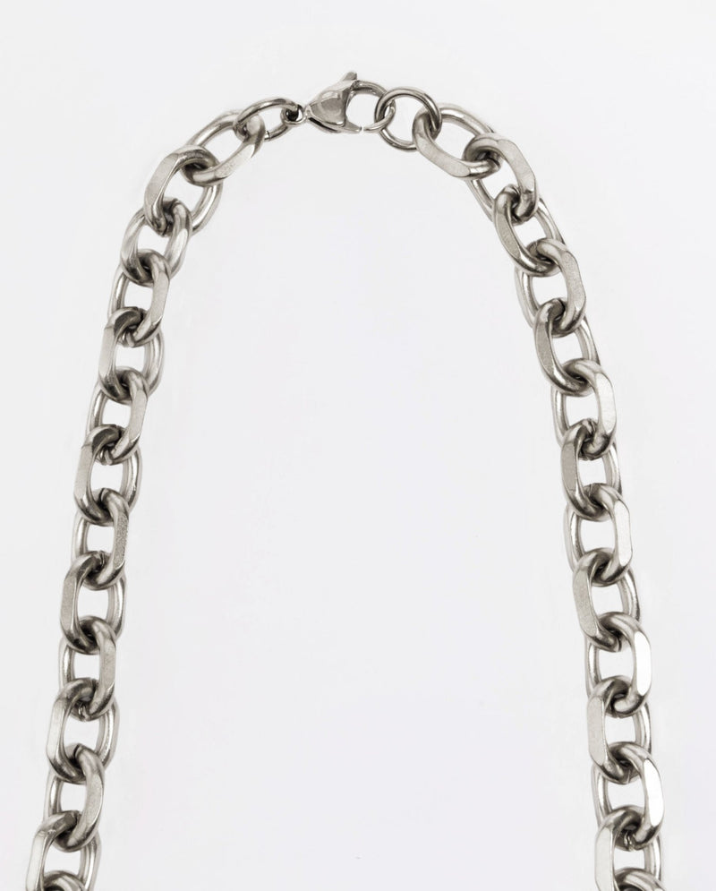 10mm Hermes Link Chain - White Gold - Cernucci