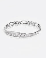 10mm Iced Figaro Bracelet