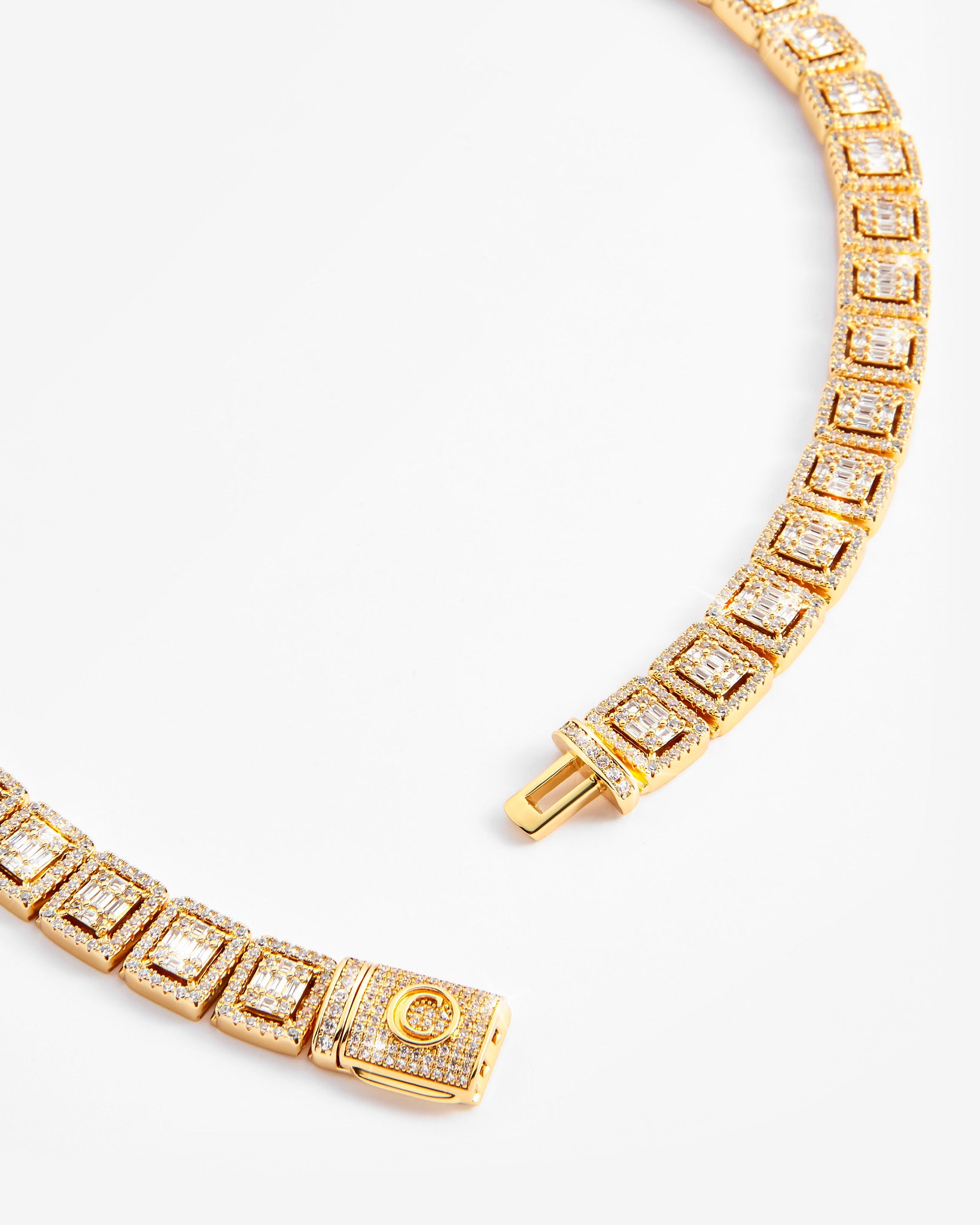 12 mm gebündelte Tenniskette – Gold