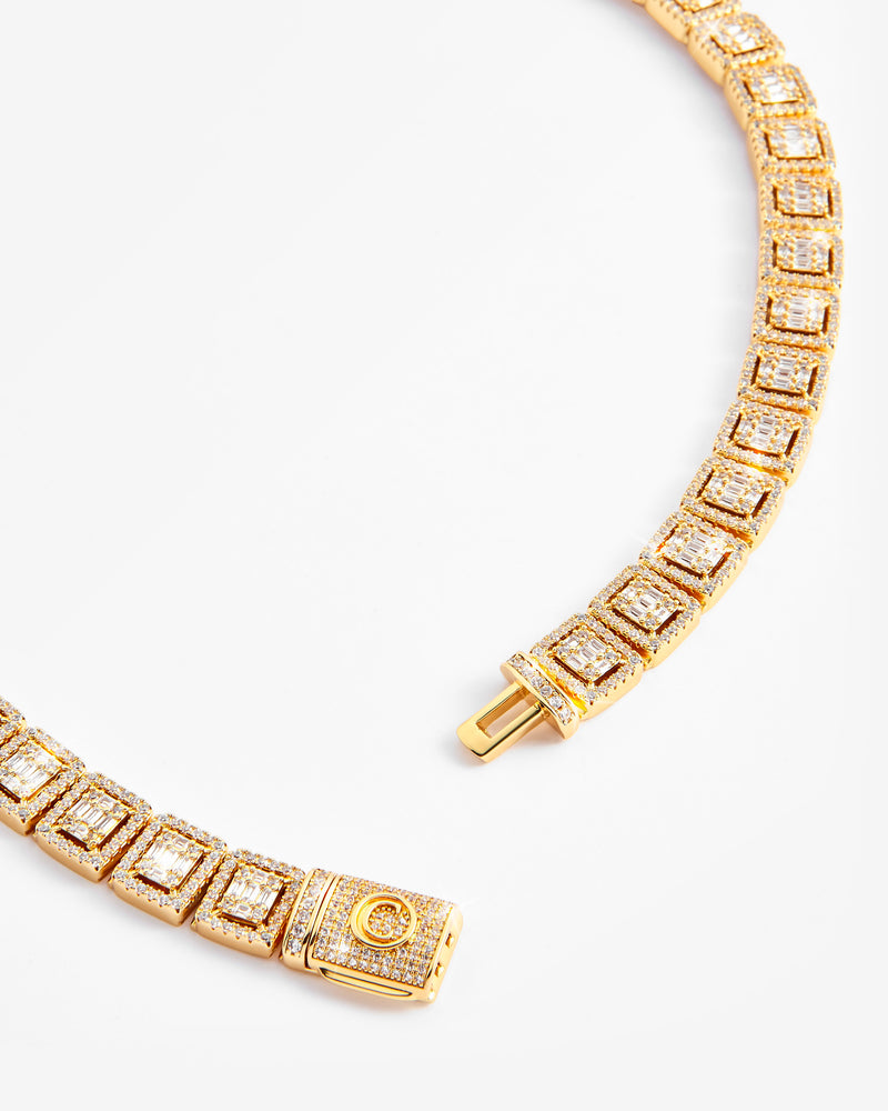 12 mm gebündelte Tenniskette – Gold