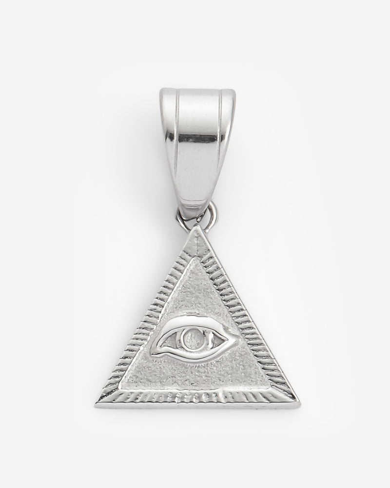13mm Eye Symbol Triangle Pendant