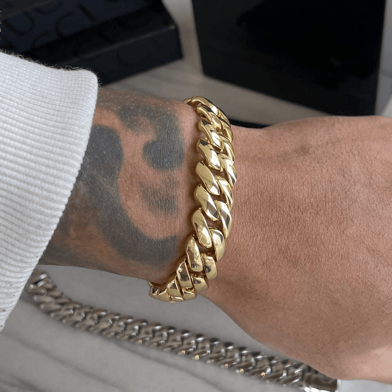 14mm miami hot sale cuban link bracelet