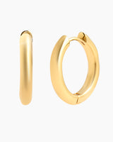 24mm Chunky Hoop Earrings - Gold