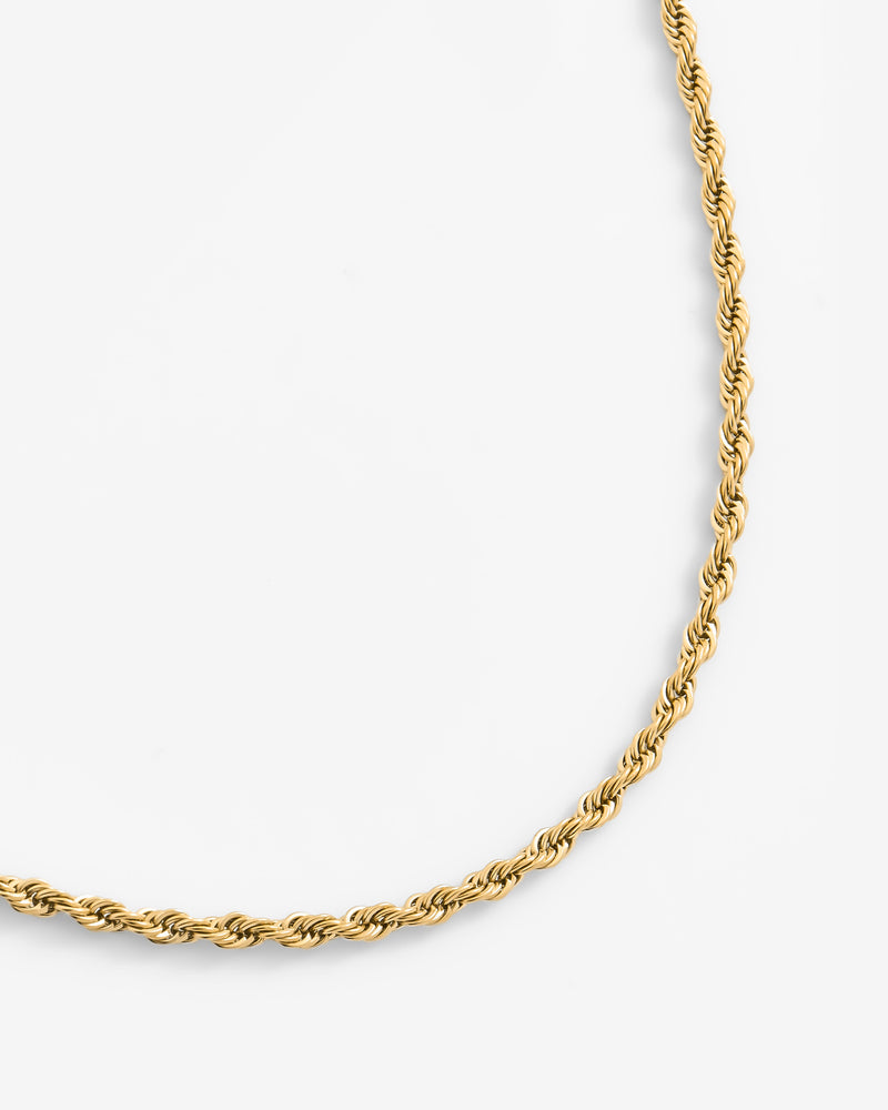2mm Rope Chain - Gold