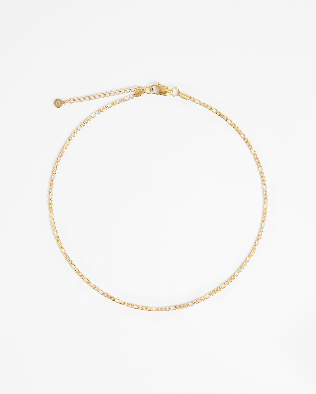 3 mm Figarokette – Gold