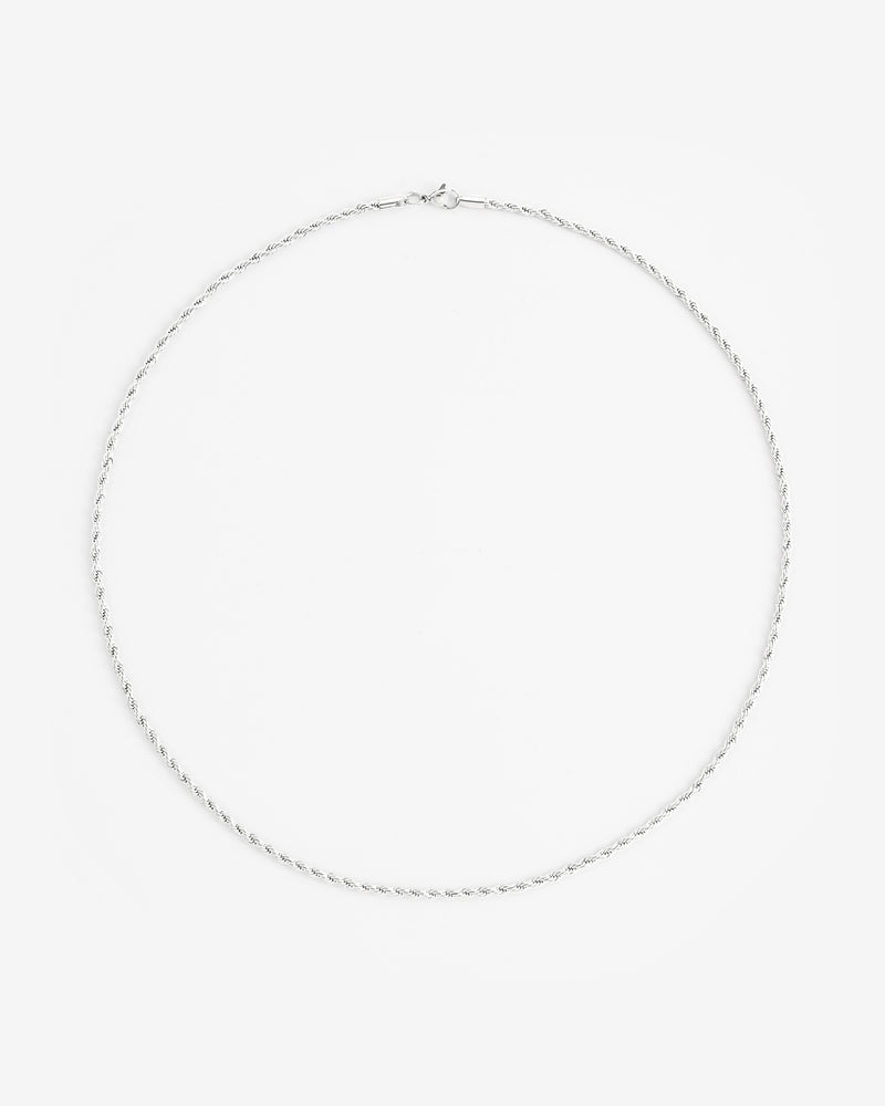 925 3mm Rope Chain - Silver