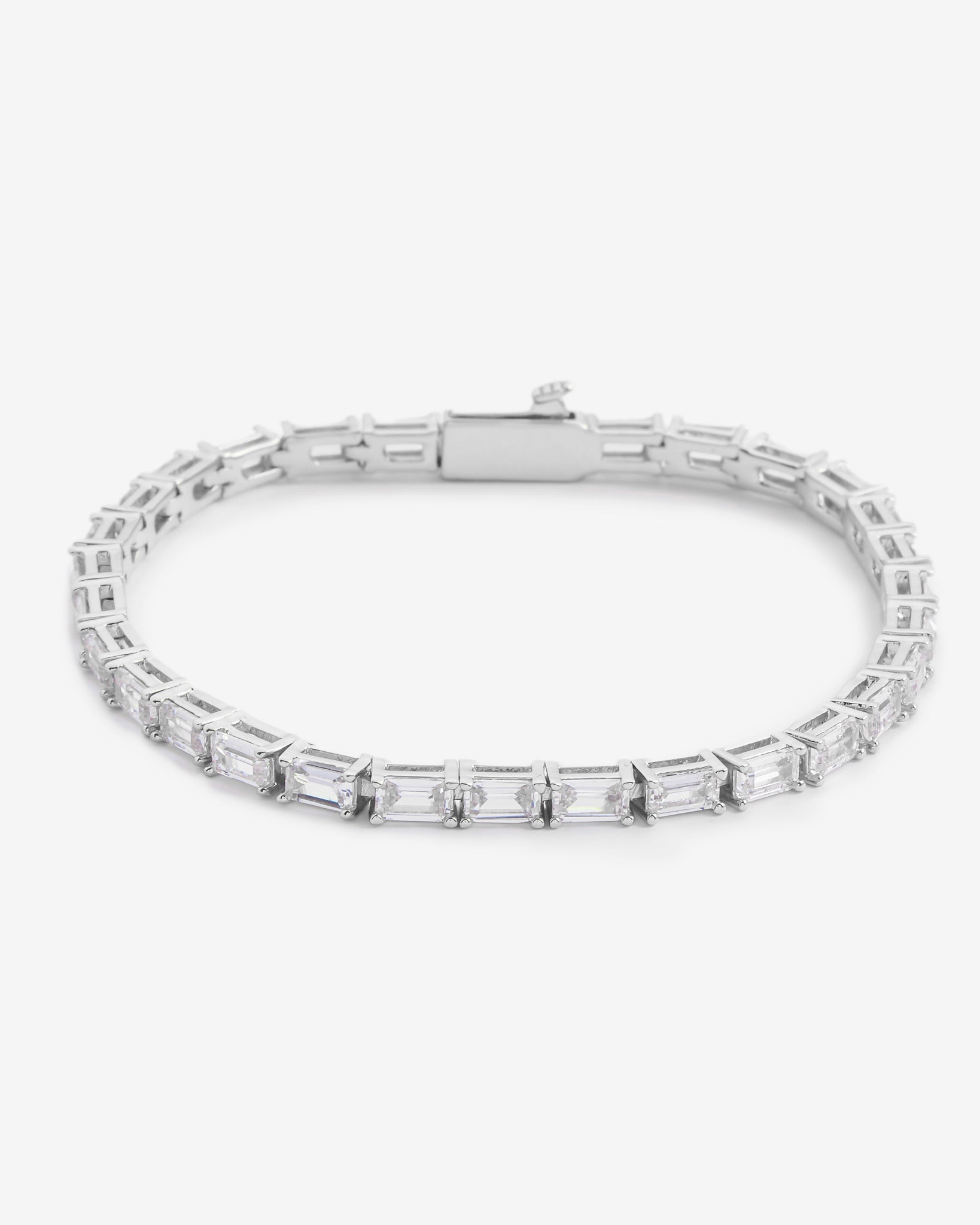 3 mm rechteckiges Tennisarmband