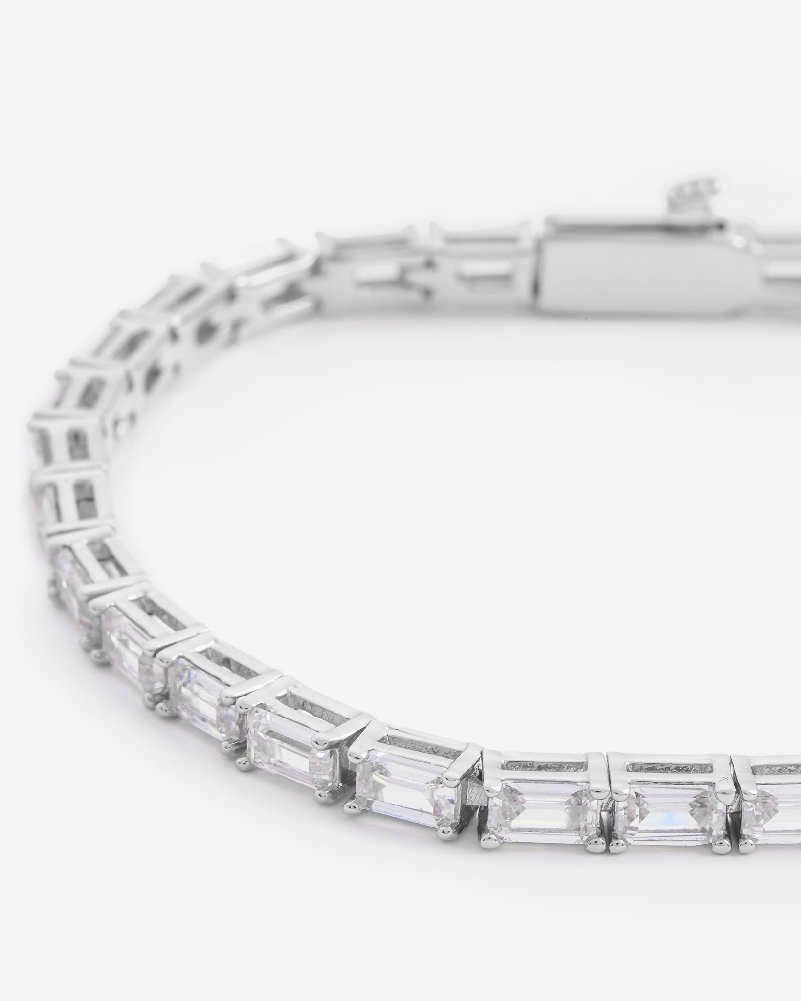 3 mm rechteckiges Tennisarmband