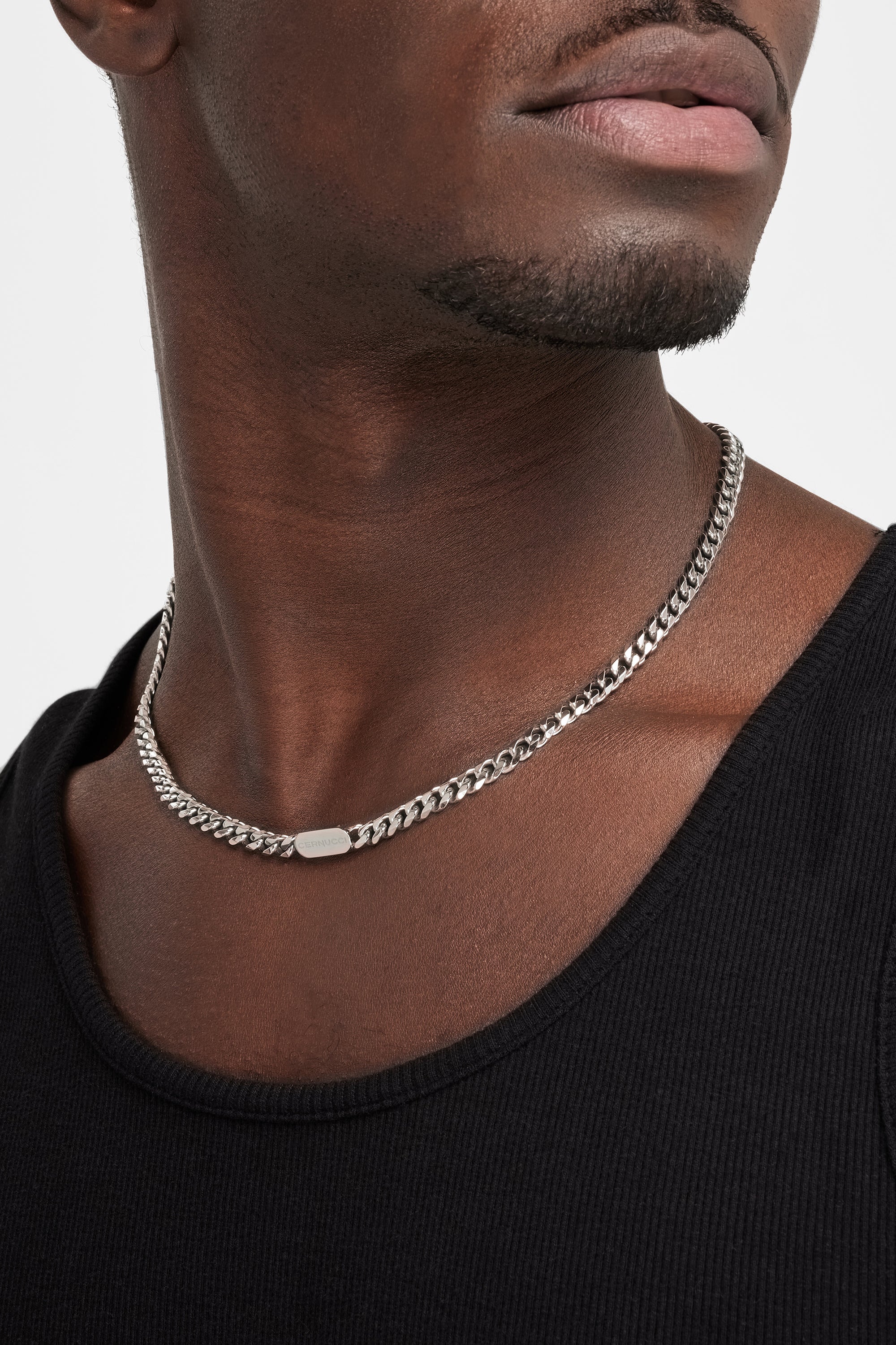 5 mm kubanische Kette mit Cernucci-Anhänger