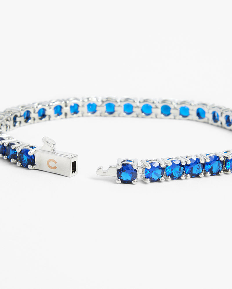 5mm Tennis Bracelet - Dark Blue
