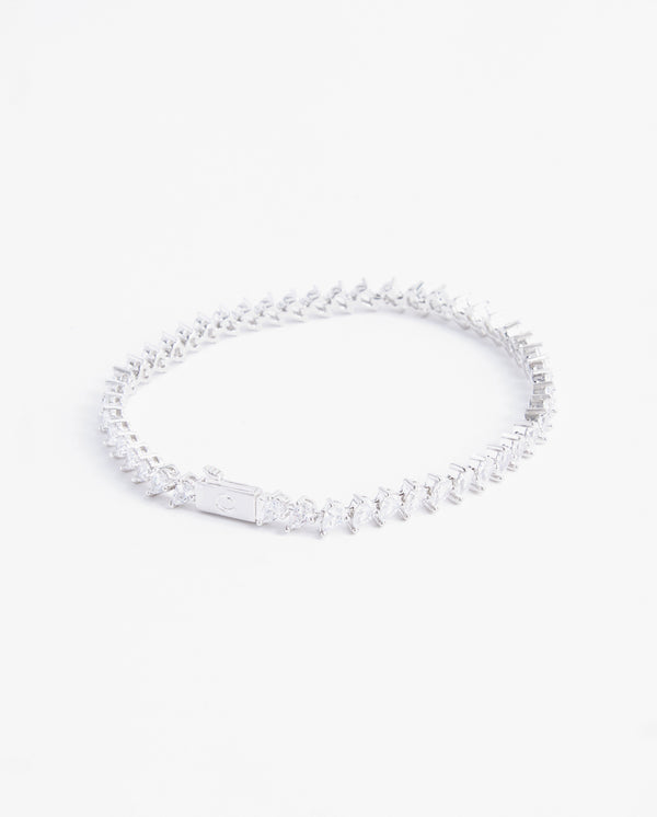 5mm Iced Pear Tennis Bracelet