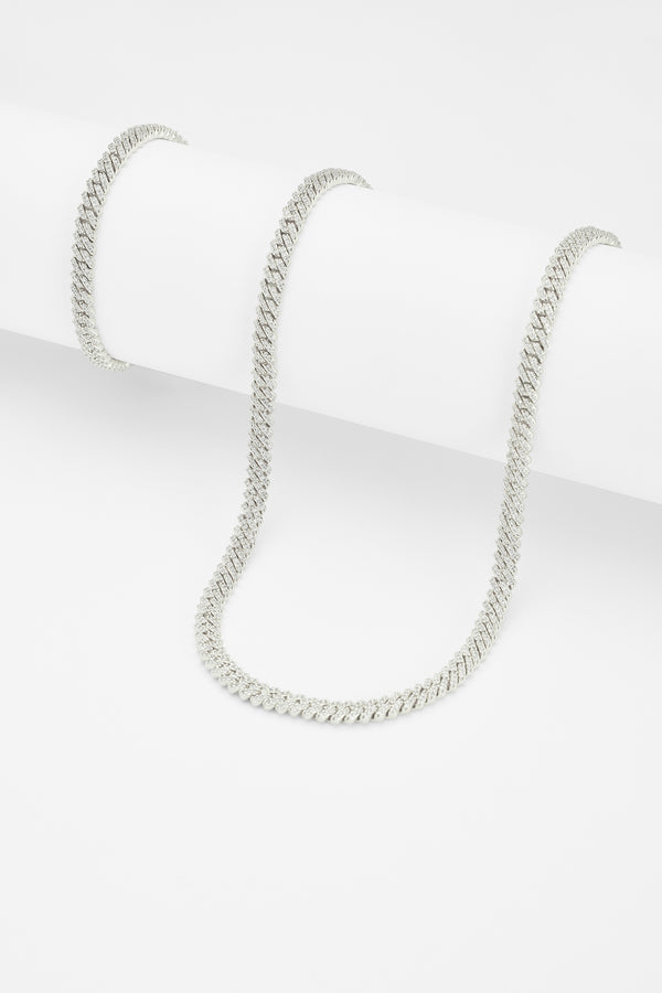 5mm Iced Prong Chain + Bracelet Bundle