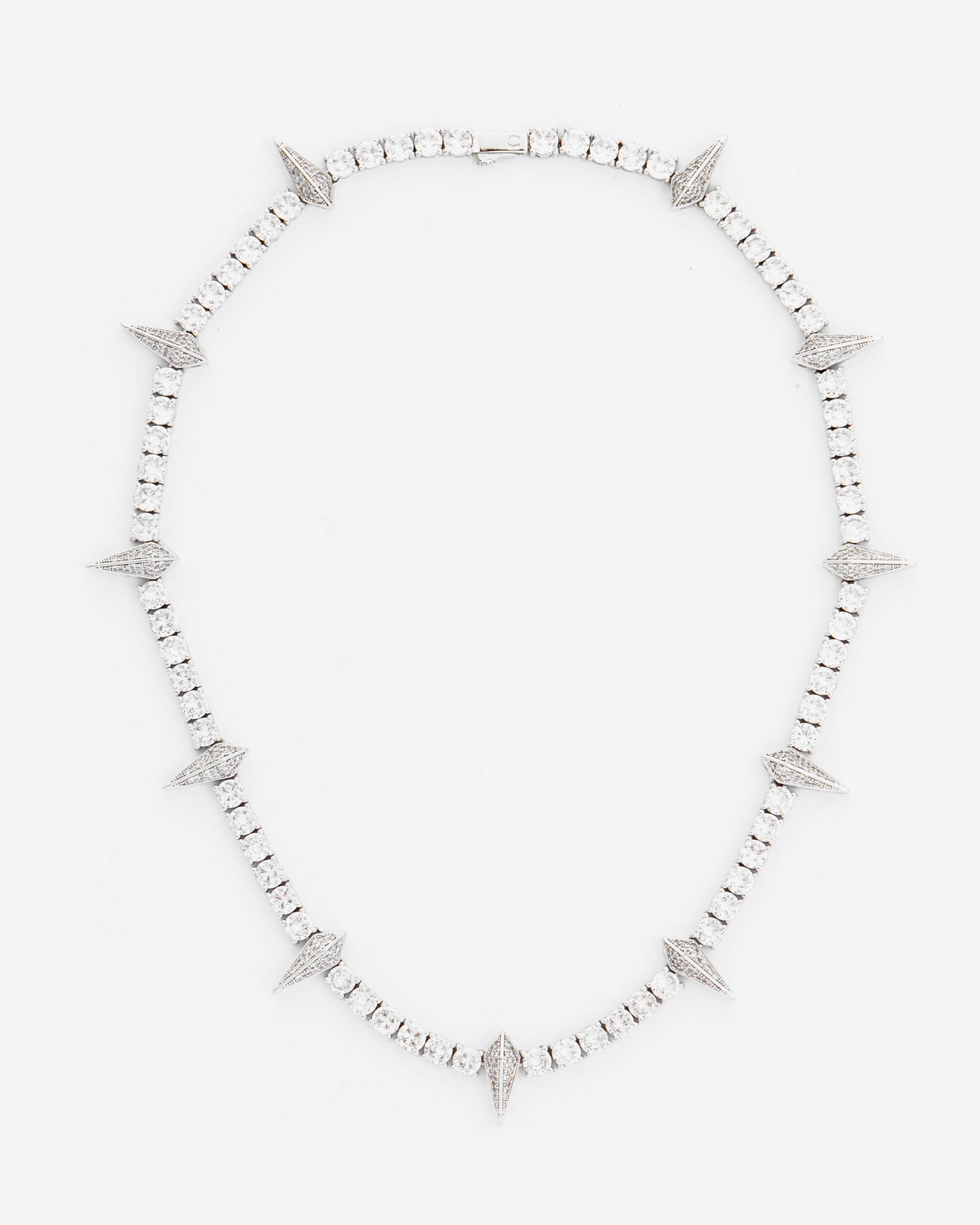 5mm Pave Spike Tennis Chain – Cernucci