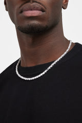 5 mm runde und rechteckige Tenniskette