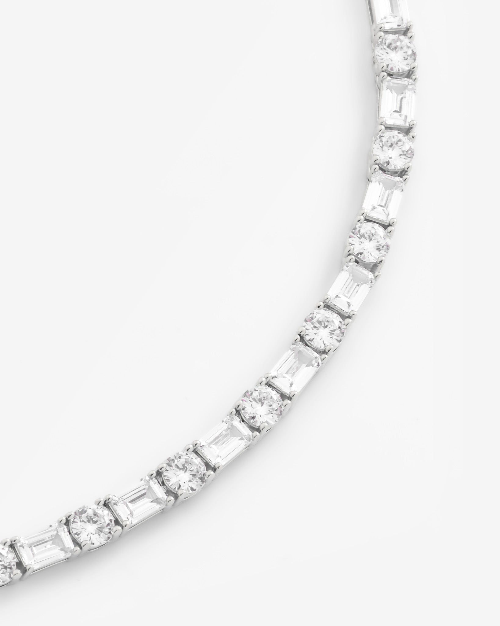 5 mm runde und rechteckige Tenniskette