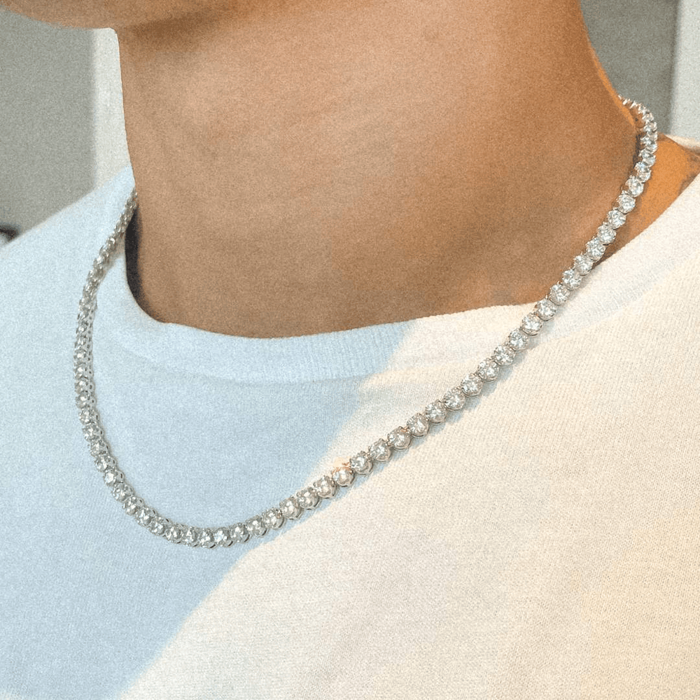 5mm Round Tennis Chain – Cernucci 5mm Round Tennis Chain – Cernucci