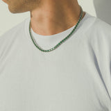 5mm Tennis Chain - Green - Cernucci