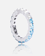 5mm Tennis Ring - Blue Graduation