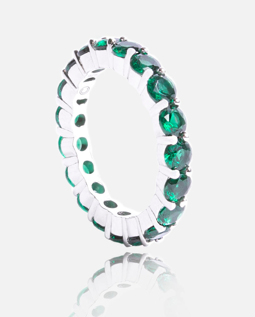 5mm Tennis Ring - Green