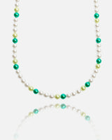 6mm Pearl Necklace - Green Alternate