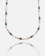 6mm Pearl Necklace - Pink Multi