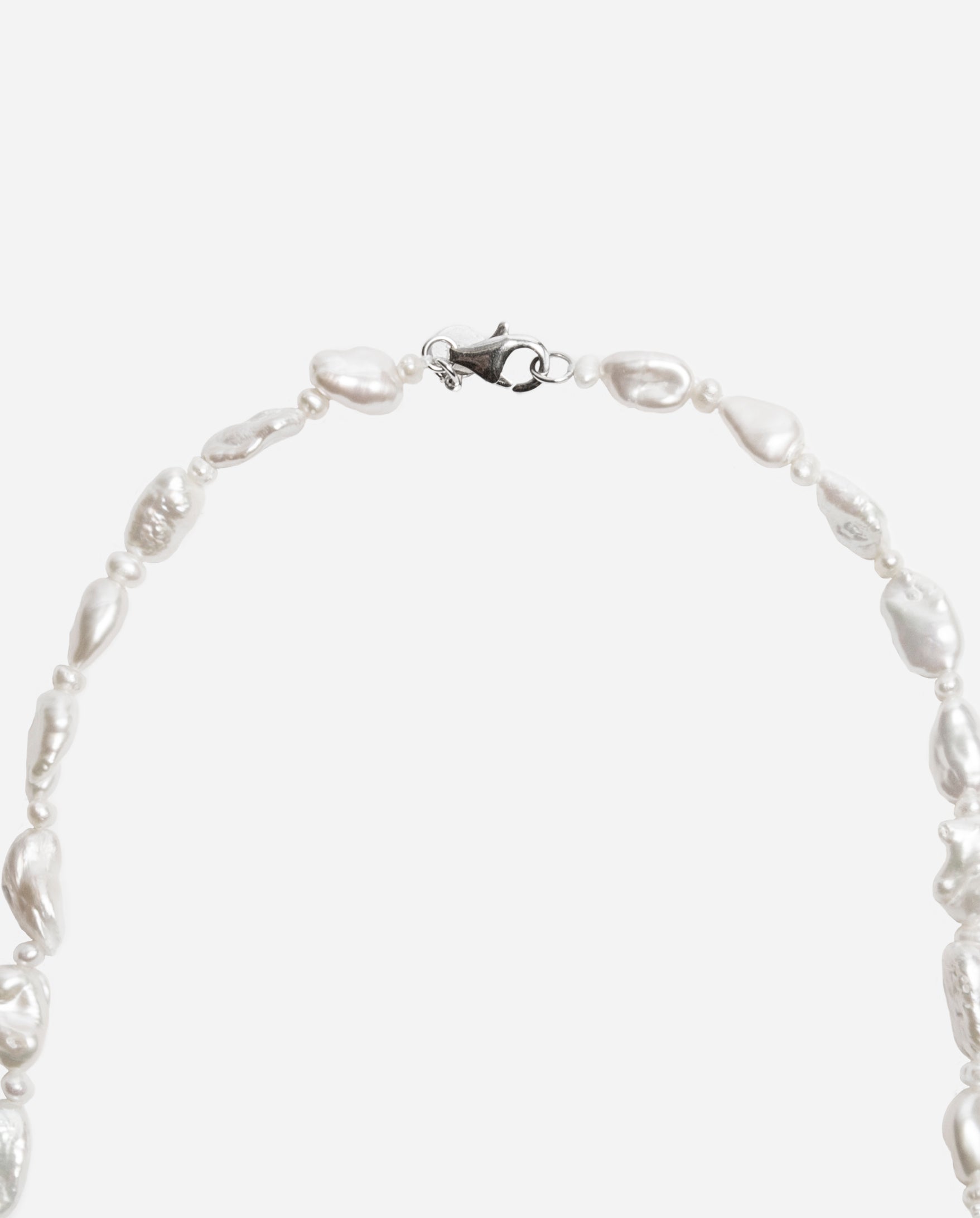 8 mm Keshi-Süßwasserperlenkette