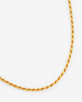 925 2mm Rope Chain - Gold