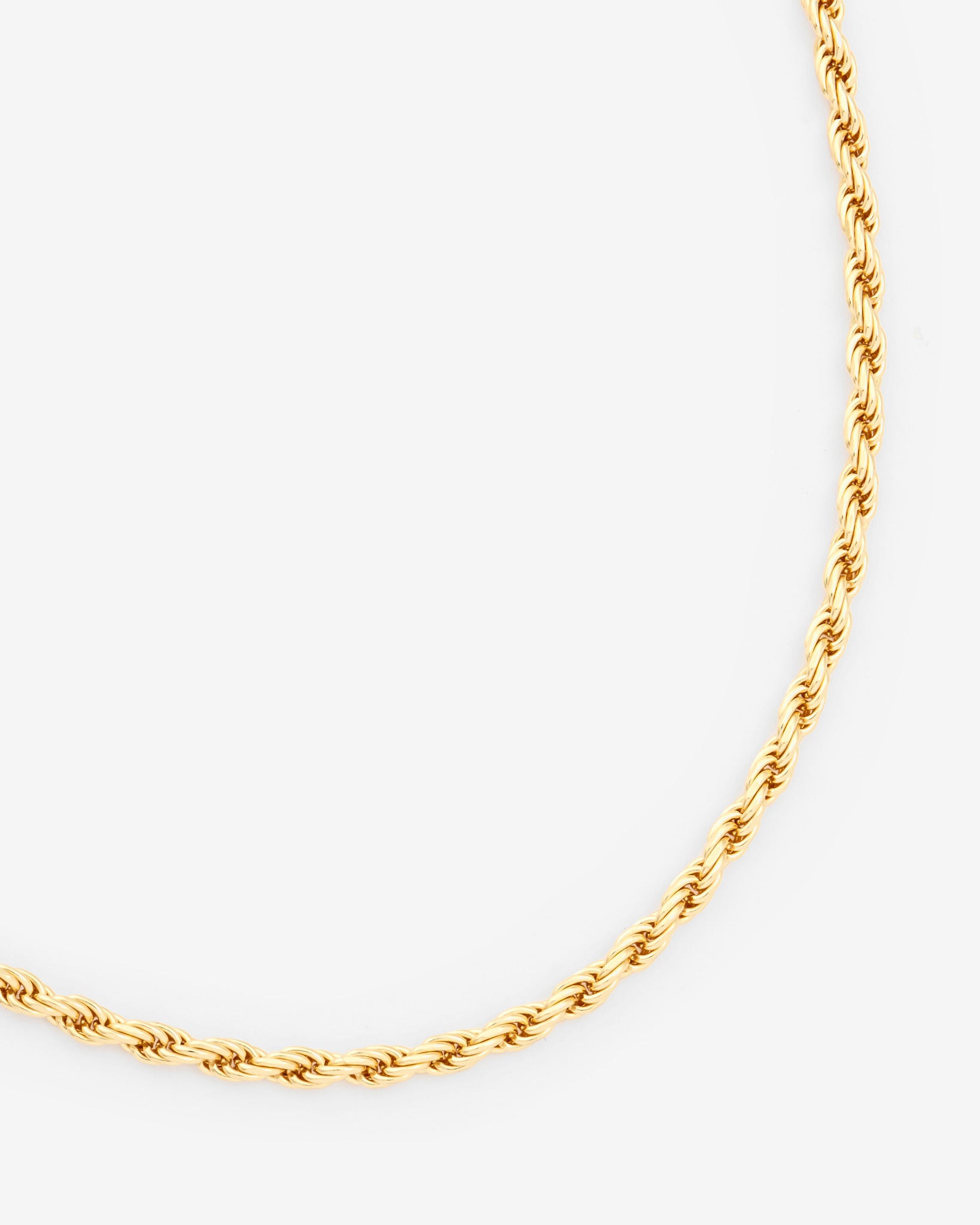 925 3mm Seilkette - Gold