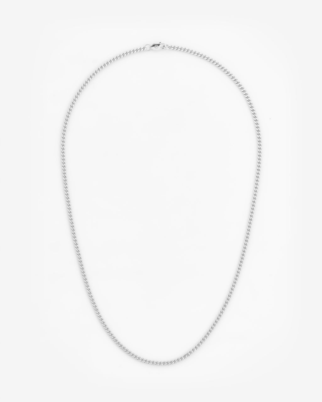 Micro Chain 925 2.5mm Micro Cuban Chain - Silver – Cernucci